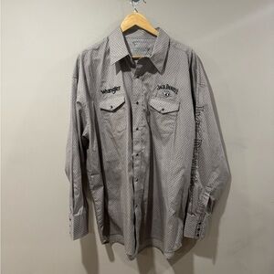 Wrangler Jack Daniel’s Snap Cowboy Shirt